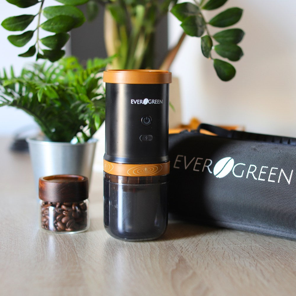 Grinduo®, Portable Coffee Grinder And Filter Coffee Dripper